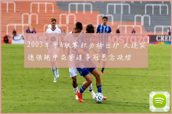2003年甲A联赛积分榜出炉 大连实德领跑申花紧追争冠悬念延续